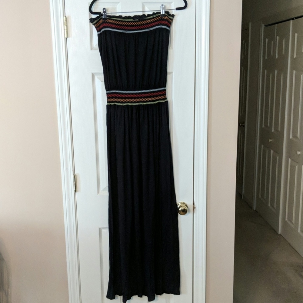 Pink Rose maxi dress.  Size L.